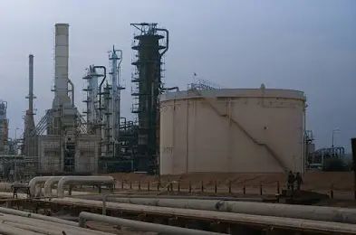 Storage tanks sunrise